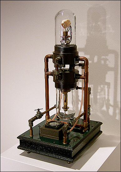 Illustration for article titled Biomechanical Sculptures are Part Mammal, Part Machine